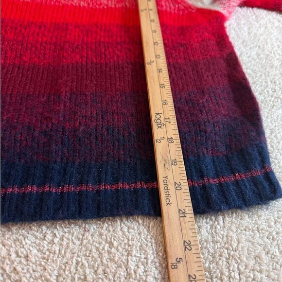 American Eagle Sweater Womens Size XS Ombre Knitted Mock Neck pullover Cropped - Picture 9 of 12